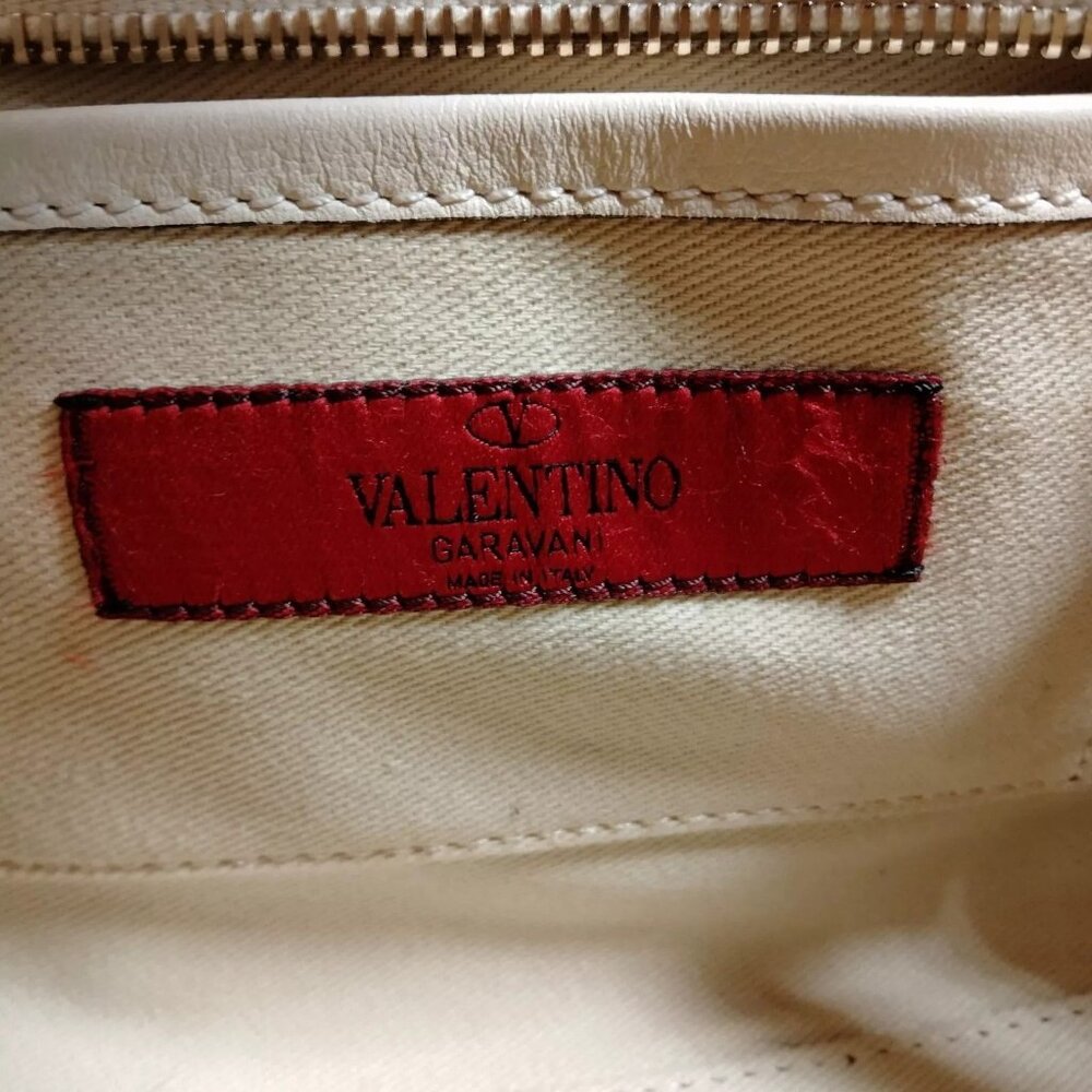 817405BA (X6) Valentino Garavani Crossbody Bag White Leather - Picture 8 of 9